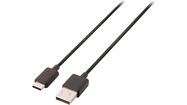 Cable USB A Male - USB C Male 480 Mbps 1.0m, Black