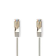 CAT5e Network Cable | SF/UTP | RJ45 Male | RJ45 Male | 7.50 m | Round | PVC | Grey | Envelope