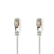 CAT5e Network Cable | SF/UTP | RJ45 Male | RJ45 Male | 1.00 m | Round | PVC | White | Envelope