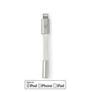 Lightning Adapter | Apple Lightning 8-Pin | 3.5 mm Female | Gold Plated | 0.15 m | Round | Aluminium