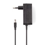 CCTV Power Adapter | 2.0 A | 12 V DC | 5.5 x 2.1 mm Male | Male | 1.50 m | Black