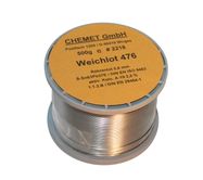 Soldering wire Sn63Pb37 0.60mm 500g with flux Chemet