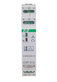 Module: voltage monitoring relay; DIN; SPDT; 250VAC/10A; 4s; IP20