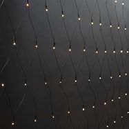 Decorative Net Lights | Warm White | 160 LED's | 2 x 1 m | Light effects: 7 | Indoor & Outdoor | Mains Powered