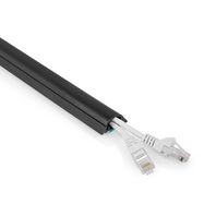 Cable Management | Duct | 1 pcs | Maximum cable thickness: 12 mm | PVC | Black