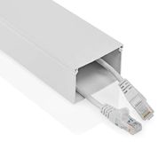 Cable Management | Duct | 1 pcs | Maximum cable thickness: 40 mm | Aluminium | White