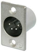 PLUG, XLR, PANEL, 4POLE