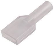 PVC COVER 6.3MM, PK10