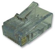 RJ45 CONN, PLUG, 8P8C, 1PORT, CAT5, PK10