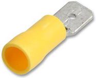 PUSH ON BLADE TERMINAL YELLOW 48A, PK100