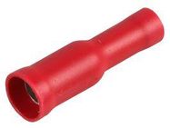 FEMALE BULLET TERMINALS RED 12A, PK100