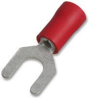 FORK CRIMP TERMINALS RED 18A 4.00MM