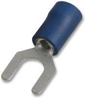 FORK CRIMP TERMINALS BLUE 24A 6.0MM