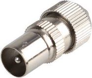 COAX PLUG MALE SCREW TYPE ZINC, X50