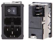 INLET, IEC, SWITCHED/FUSED, 2POLE