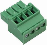 TERMINAL BLOCK, PLUGGABLE, 4POS, 16AWG