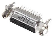 CONNECTOR, HD D SUB, RCPT, 26POS