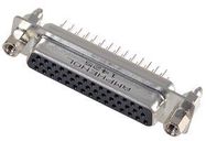 CONNECTOR, HD D SUB, RCPT, 44POS