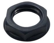 NUT, 6.35MM JACK SOCKET, BLACK