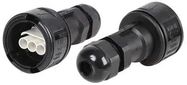 CABLE JOINT, BLACK, 9MM, FEMALE HOUSING
