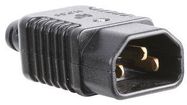 POWER ENTRY CONNECTOR, PLUG, 10A, 250V