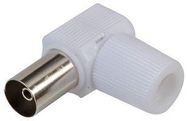 TV COAX SOCKET, 90DEG, SCREW TERMINATION