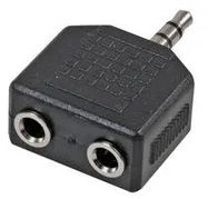3.5MM JACK ADAPTOR, 2X MONO TO ST