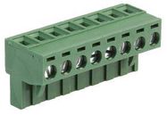 TERMINAL BLOCK, PLUGGABLE, 8POS, 12AWG