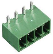 TERMINAL BLOCK, HEADER, 4POS, TH