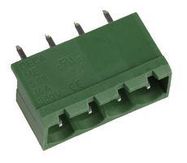 TERMINAL BLOCK, HEADER, 4POS, TH