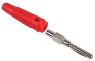 PLUG, 4MM, RED