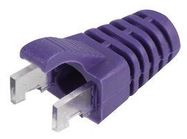 STRAIN RELIEF BOOT, PVC, RJ45 CONNECTOR