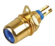 SOCKET, PHONO, GOLD-BLUE