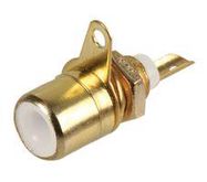 SOCKET, PHONO, GOLD-WHITE 10-PK