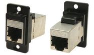 ADAPTR, RJ45 JACK-JACK, 8P8C, CAT5E, CSK