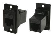 ADAPTR, RJ45 JACK-JACK, 8P8C, CAT6, CSK