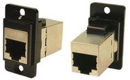 ADAPTR, RJ45 JACK-JACK, 8P8C, CAT6A, CSK