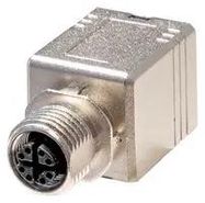 ADAPTER, M12 RCPT-RJ45 JACK, 8POS