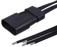 WTB CABLE, 4P SQUBA PLUG-FREE END, 5.9"