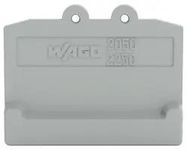 END PLATE, TERMINAL BLOCK, GRY