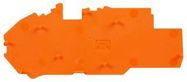 END AND INTERMEDIATE PLATE, RAIL, ORANGE