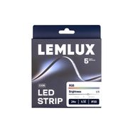 LED juosta, 5m ritė, 24Vdc, 14W/m, COB 840LED/m, RGB, IP20, 180°