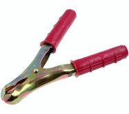 Crocodile clip 300A, grip capacity max. 30mm red