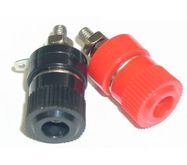 Binding Post for banana plug 4mm, 42V, 2A, red