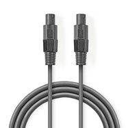 Speaker Cable | 48 x 0.20 mm | Copper | 10.0 m | Round | PVC | Dark Grey | Gift Box