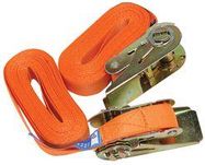 RATCHET TIE DOWN STRAPS, ENDLESS, 5M, X2