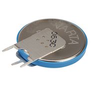 Lithium Battery CR2430 3V Soldering vert.