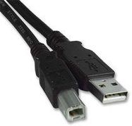 USB CABLE, 2.0 A PLUG-B PLUG, 1M