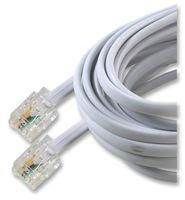 TELEPHONE CABLE, RJ11 PLUG-PLUG, 20M