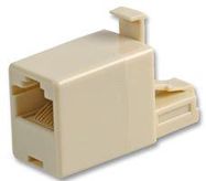 COUPLER, RJ45, M-F, CROSSOVER